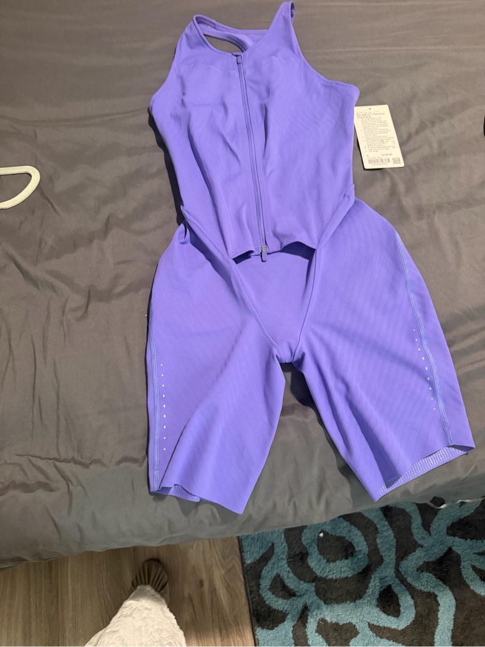 lululemon athletica SenseKnit One‑Piece Romper — Lavender Purple - Picture 7 of 9
